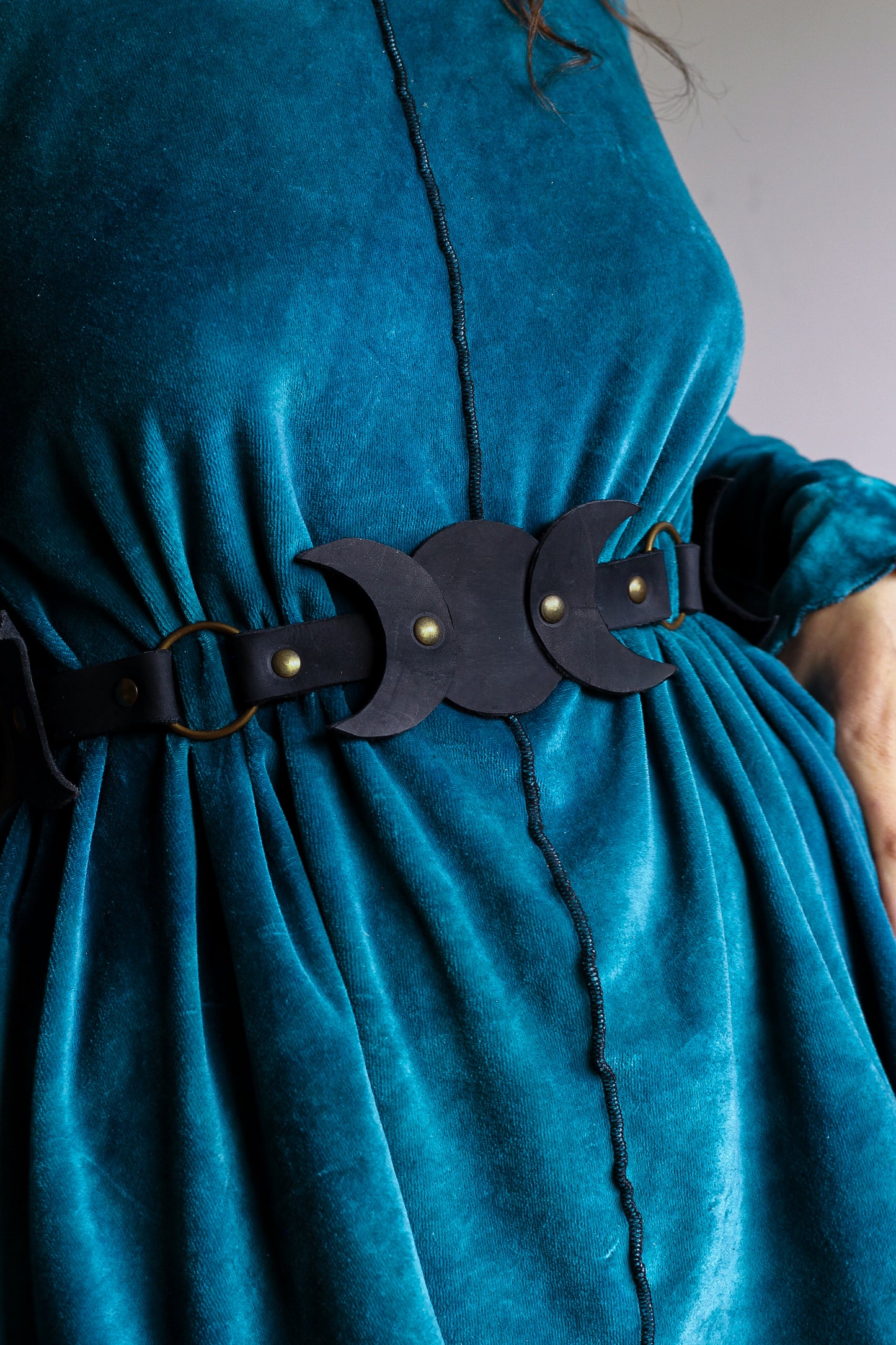 TRIPLE MOON BELT | Black