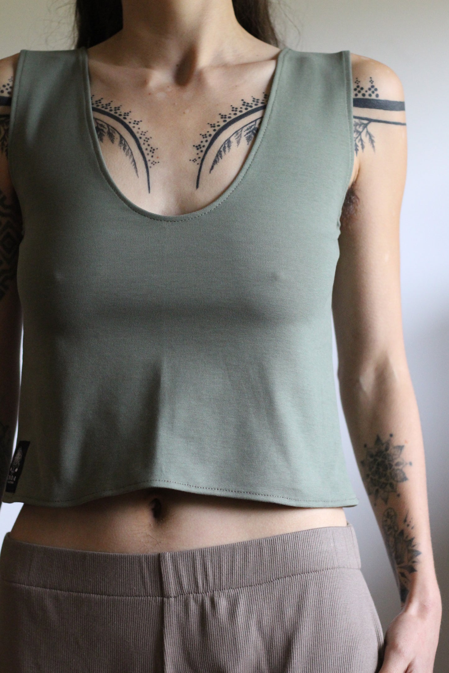 Crop top | Sage