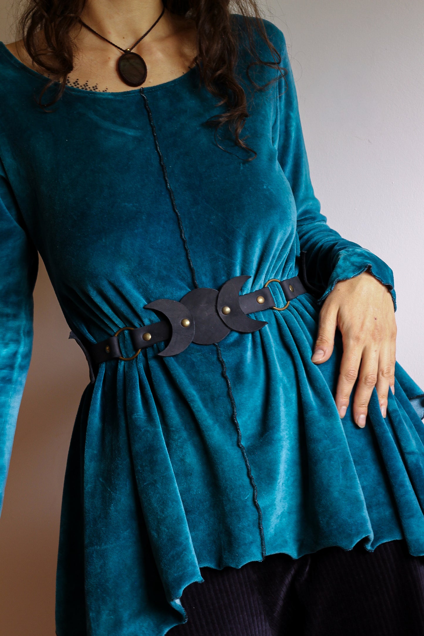 TRIPLE MOON BELT | Black