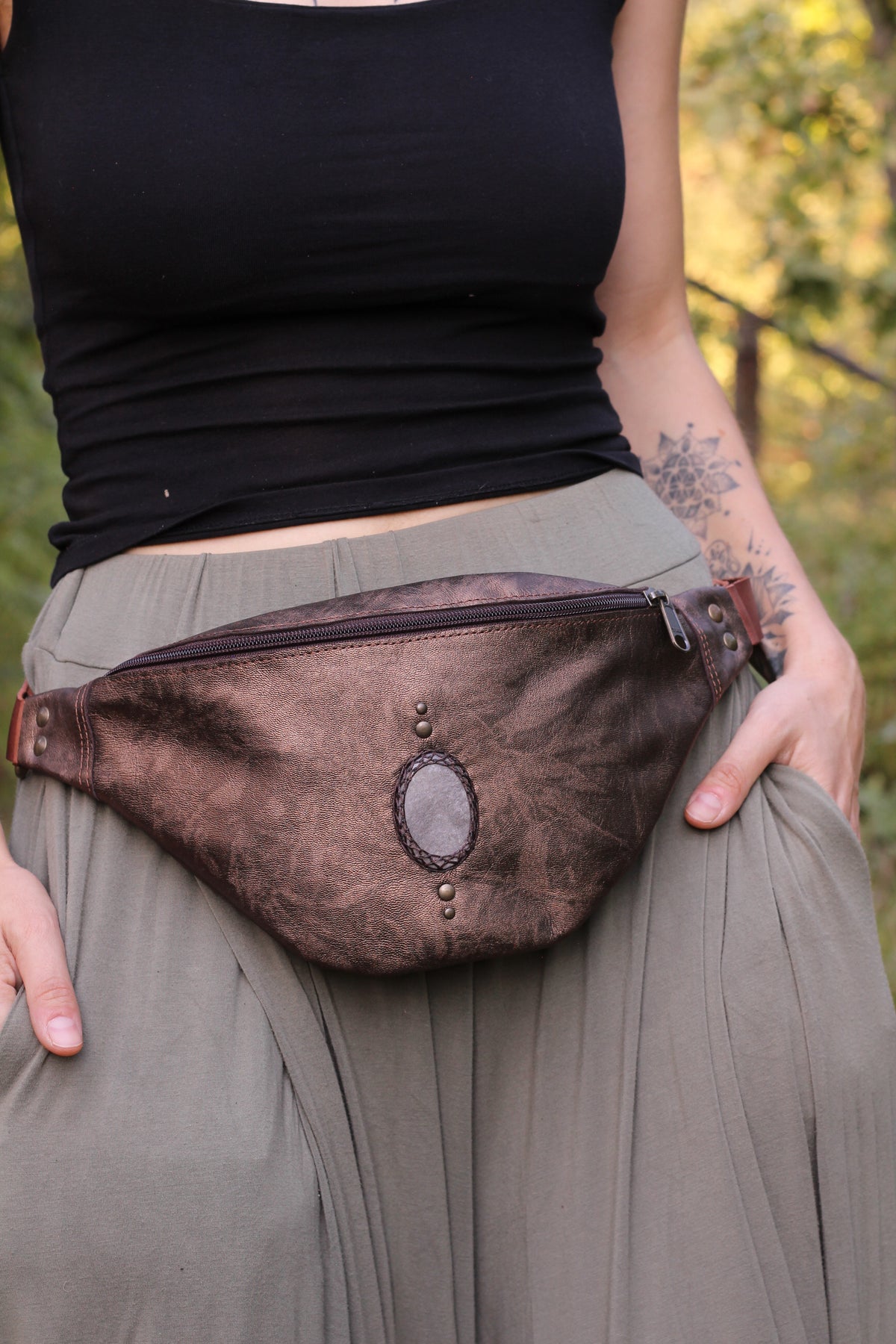 GAYA Bag | Silver Obsidian