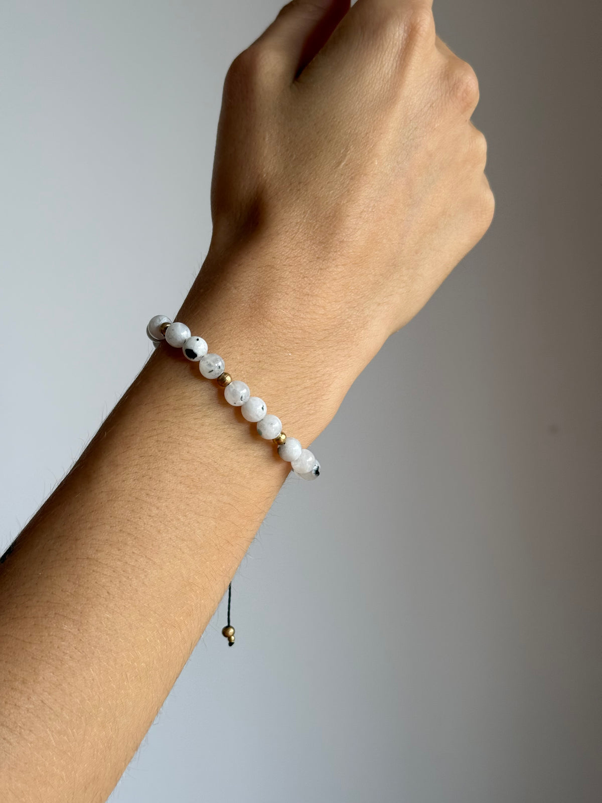 Sekhmet Bracelet | Protection | Moonstone w/ Turmaline