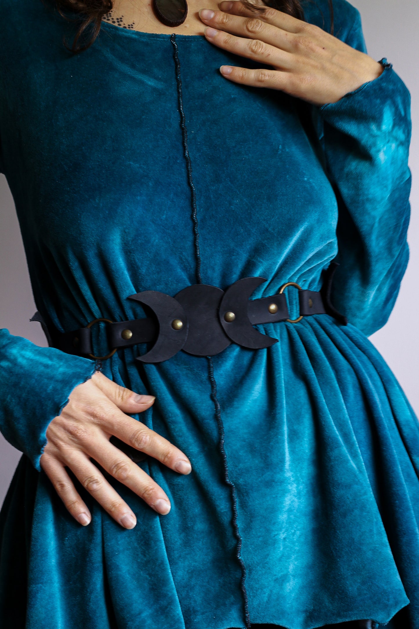 TRIPLE MOON BELT | Black