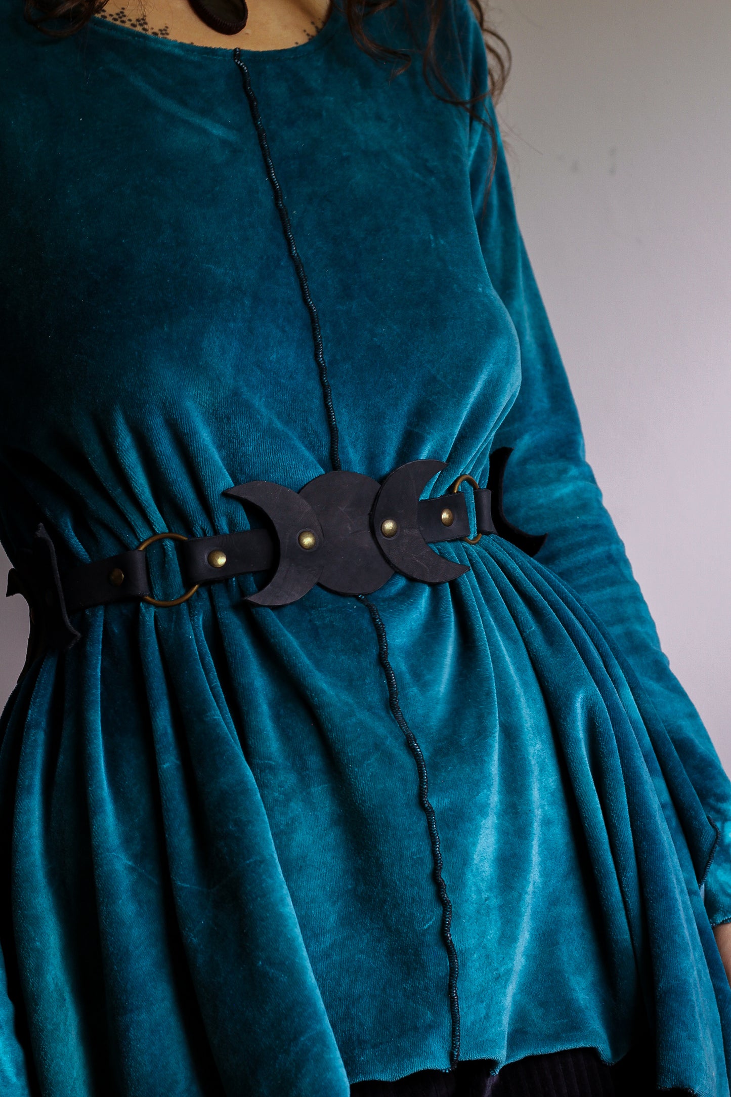 TRIPLE MOON BELT | Black