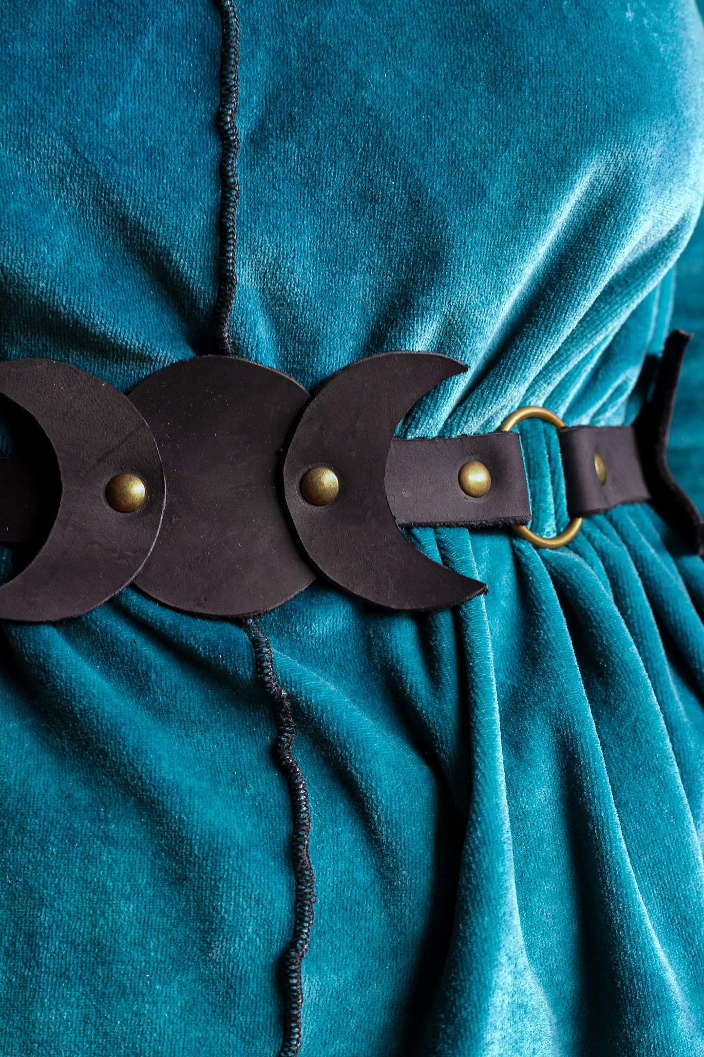 TRIPLE MOON BELT | Black