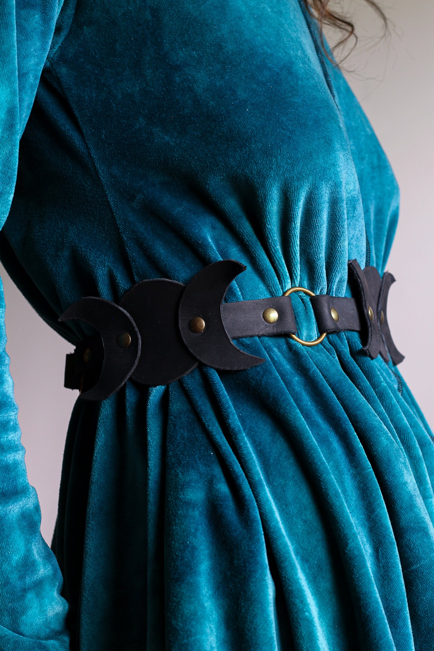 TRIPLE MOON BELT | Black
