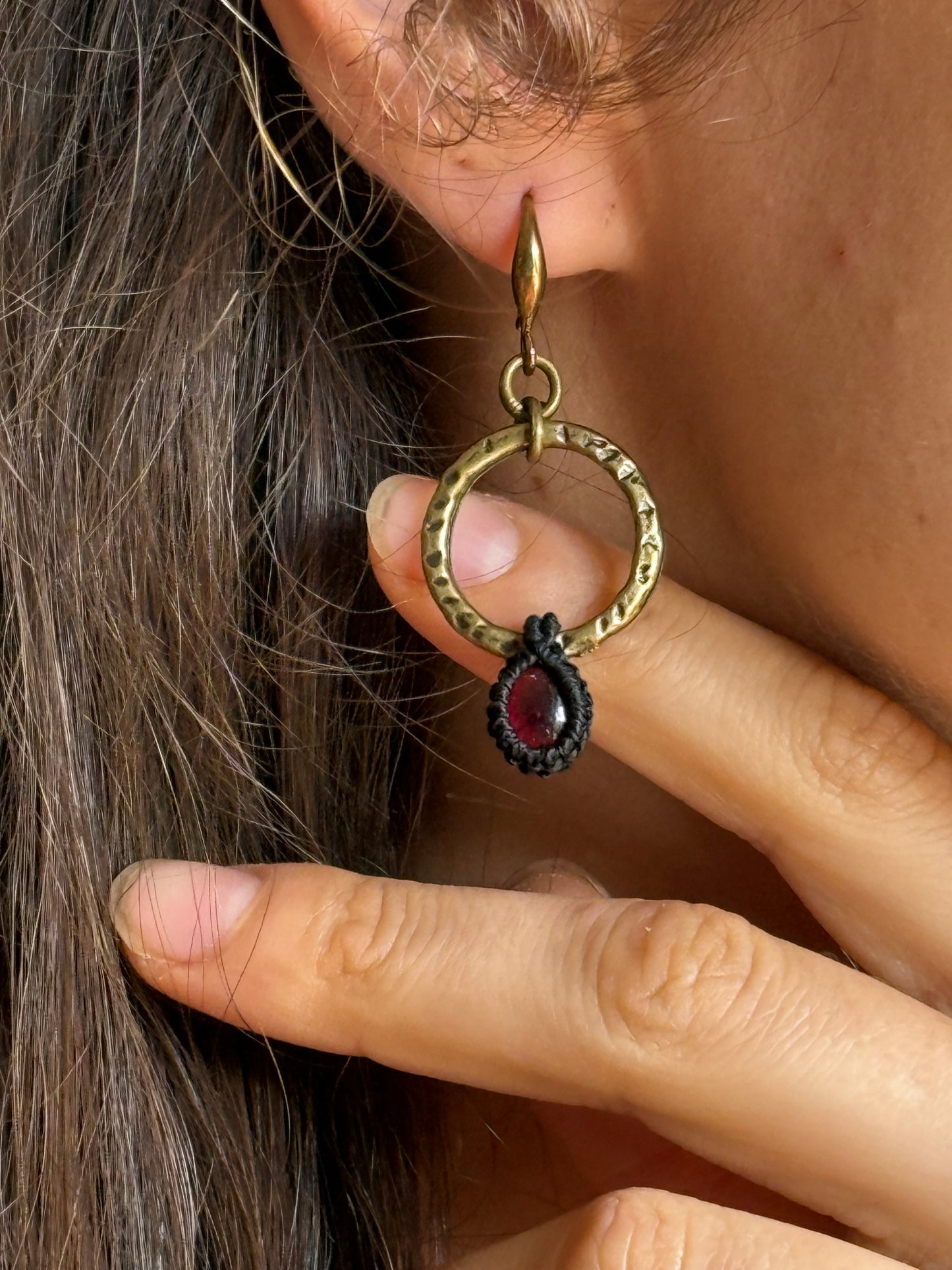 Garnet Earrings | Inner Goddess Collection