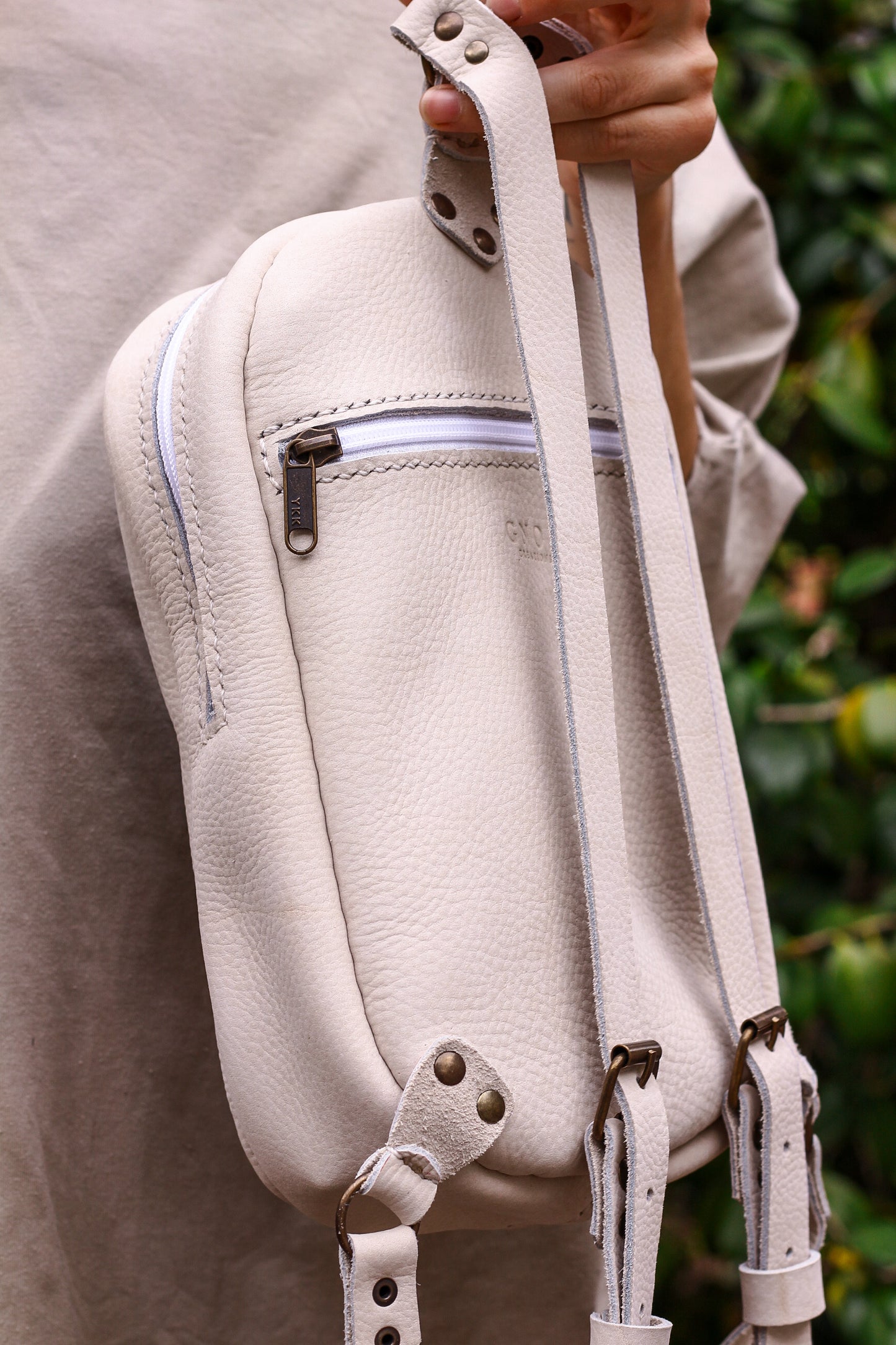 MOON BACKPACK | White & Blue