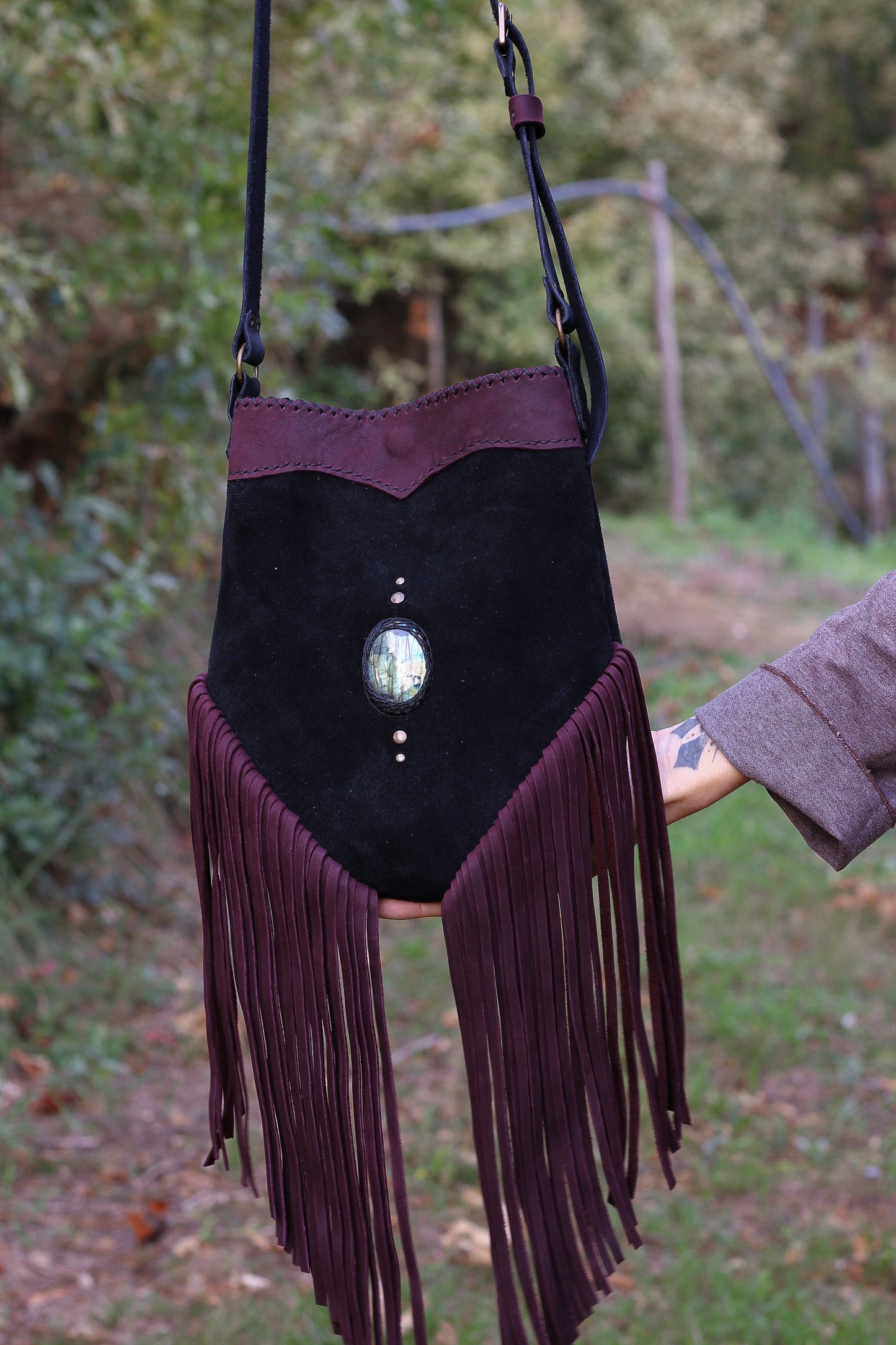 Spirit bag | Black & Wine
