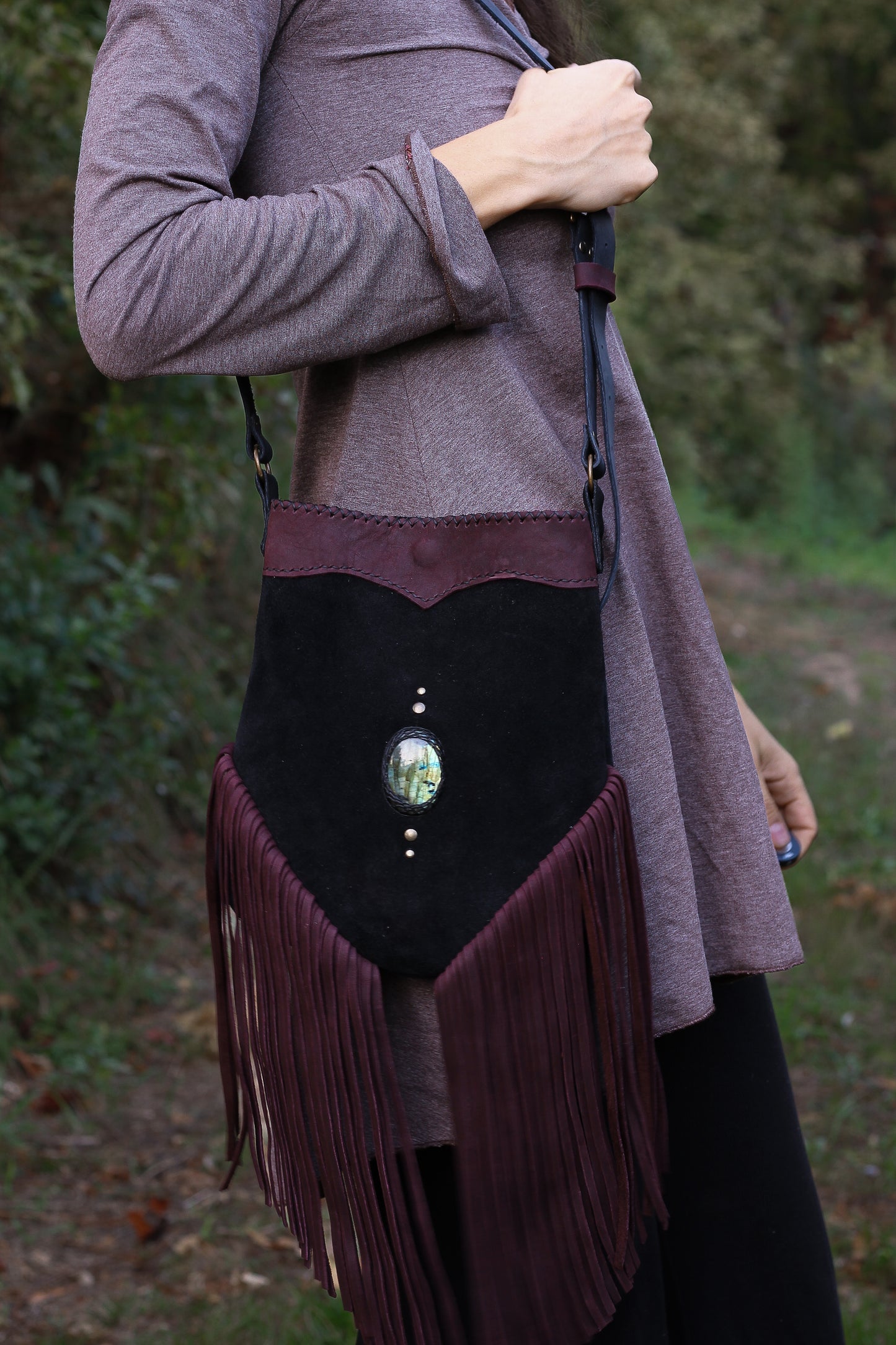 Spirit bag | Black & Wine