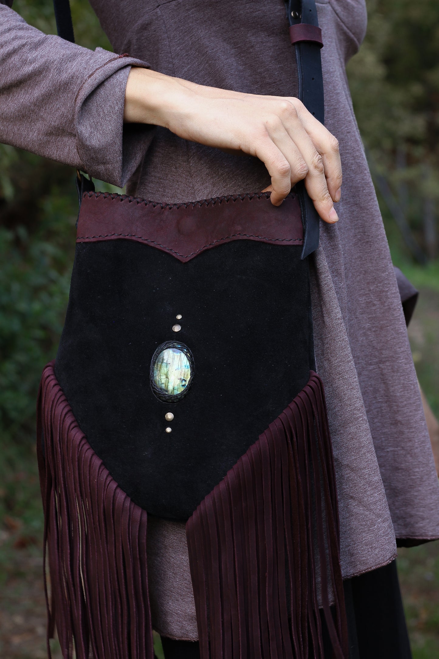 Spirit bag | Black & Wine