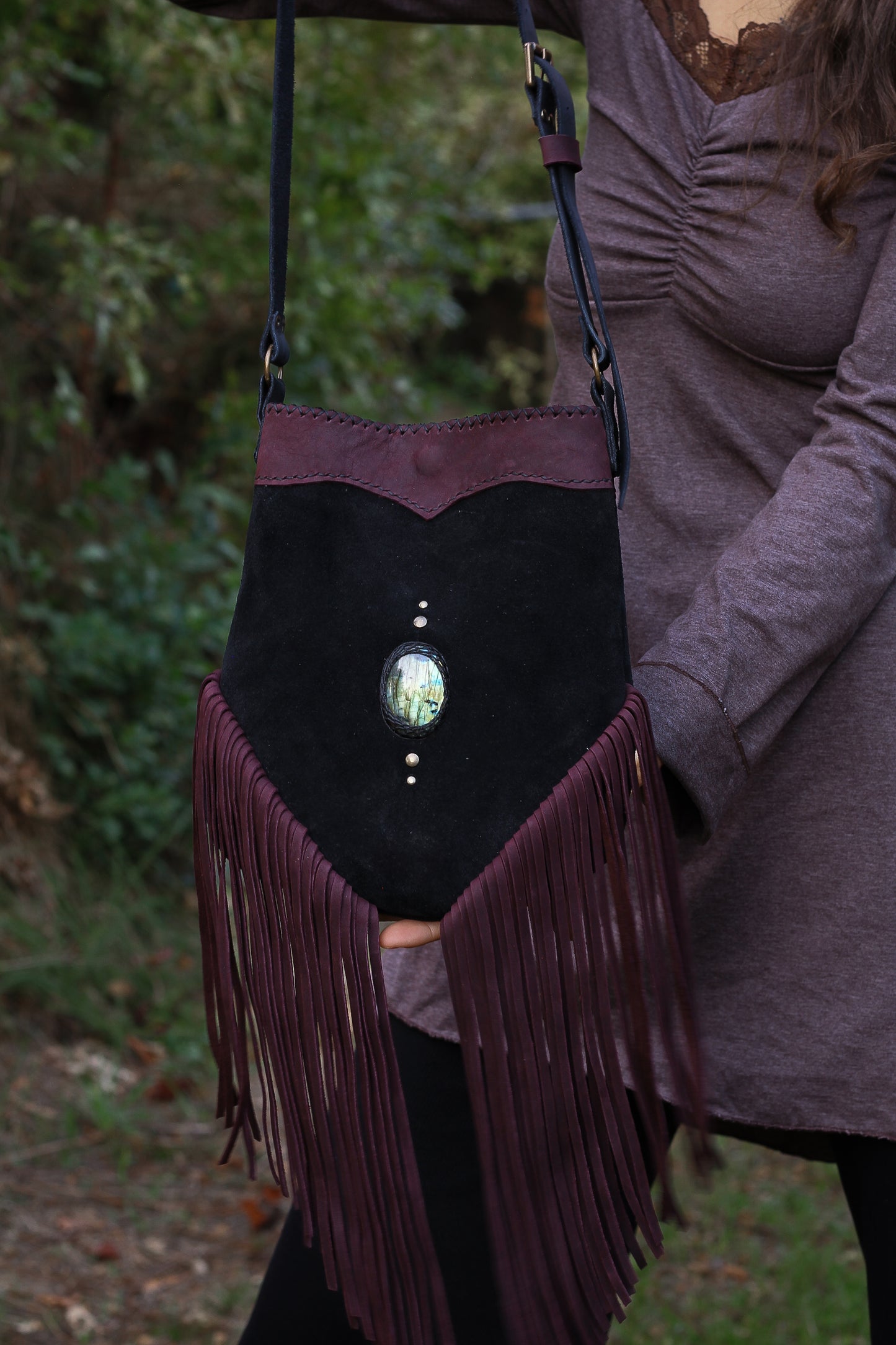 Spirit bag | Black & Wine
