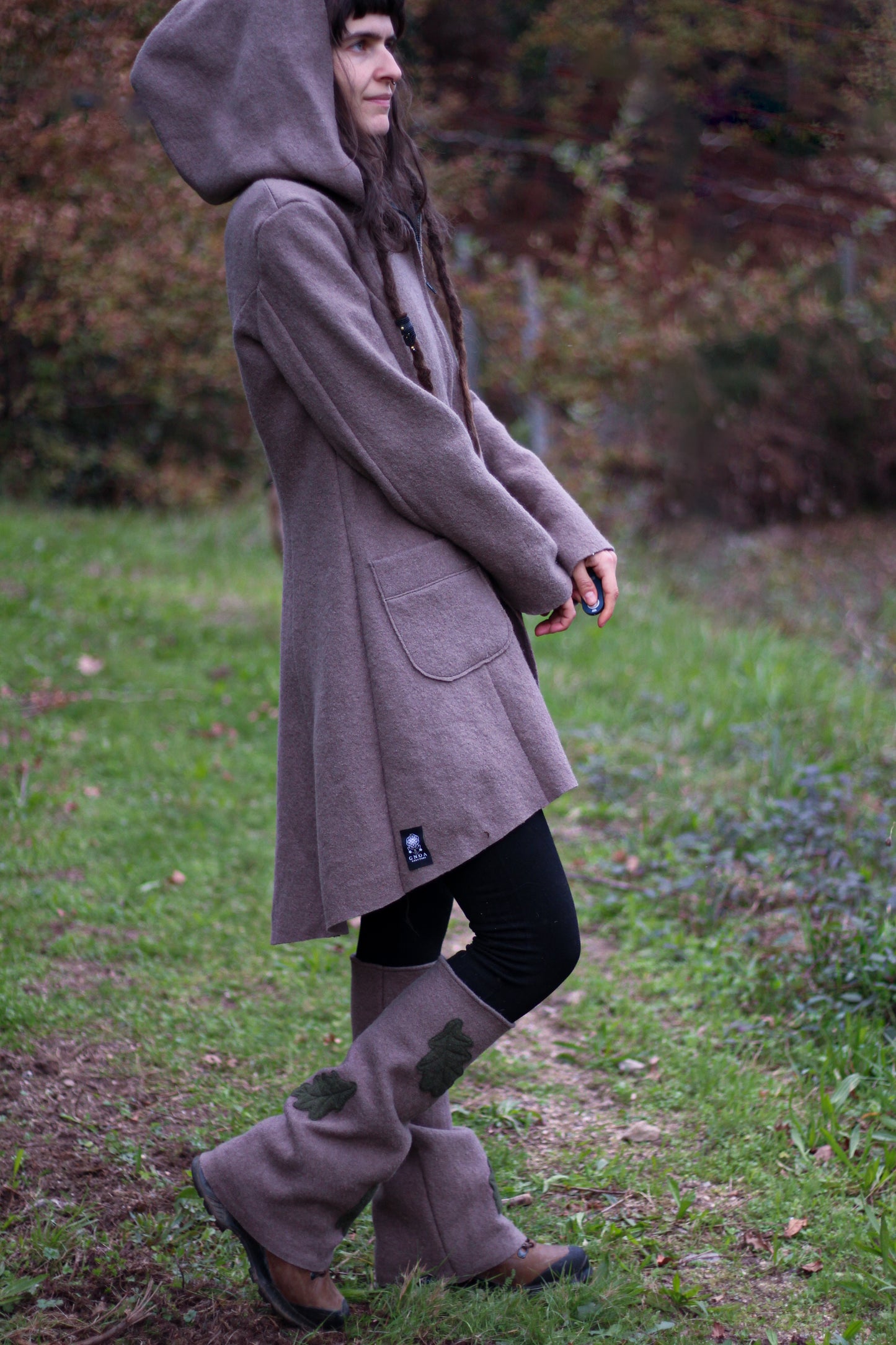 SAGE Coat | Dusty gray/pink