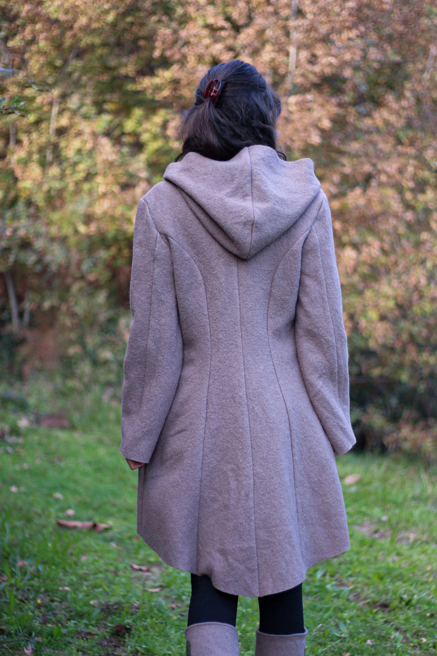 SAGE Coat | Dusty gray/pink