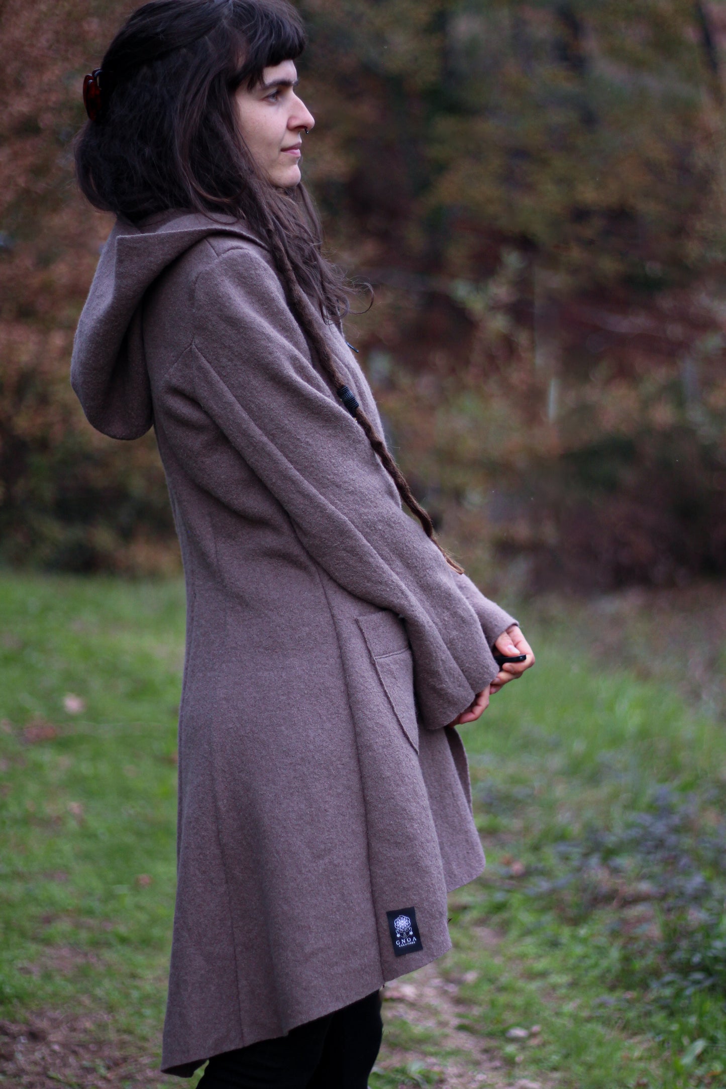 SAGE Coat | Dusty gray/pink