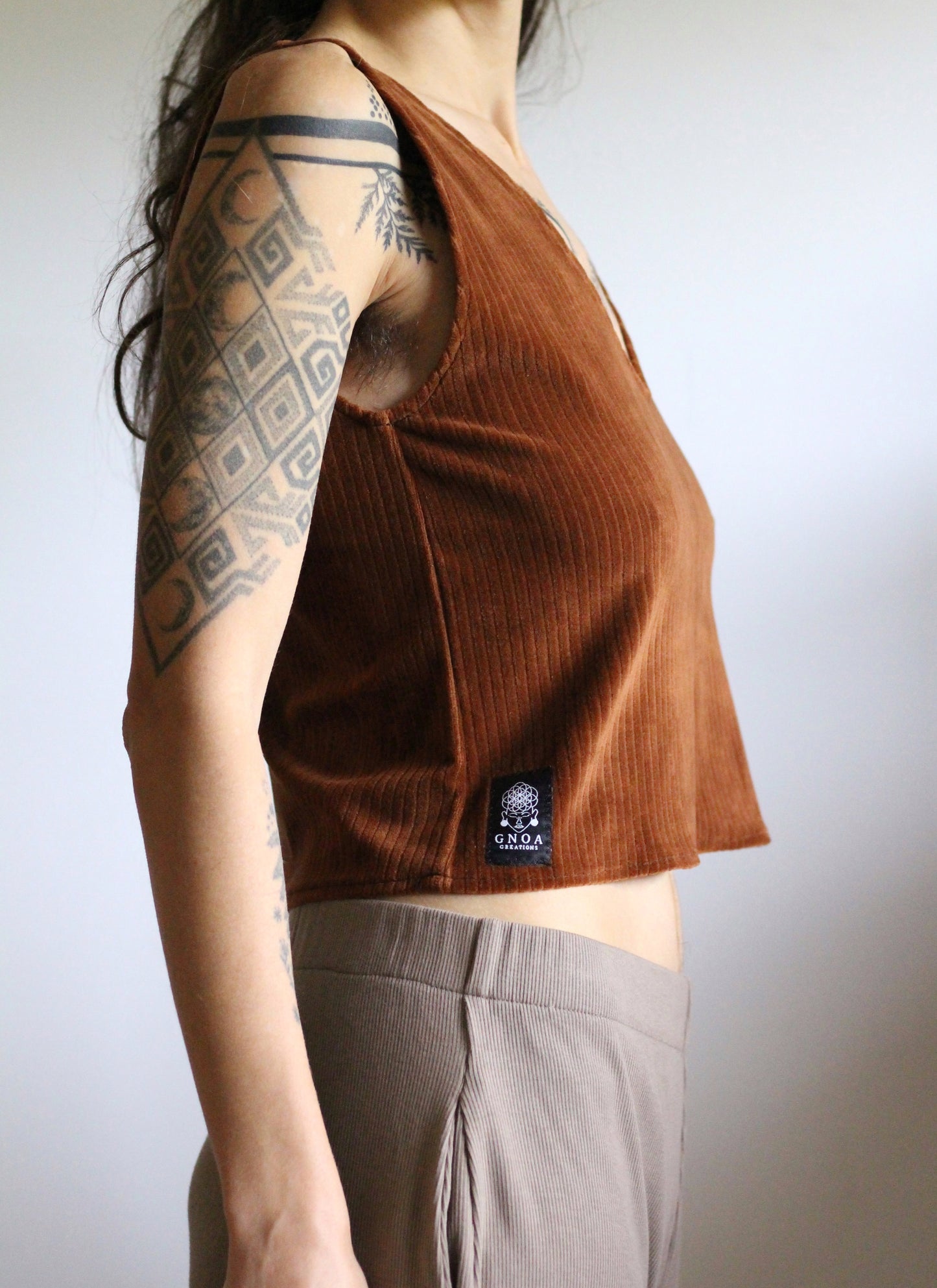 Crop top | Rusty Brown