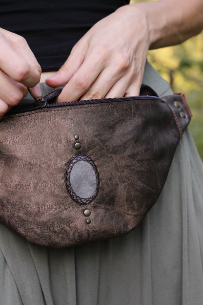 GAYA Bag | Silver Obsidian