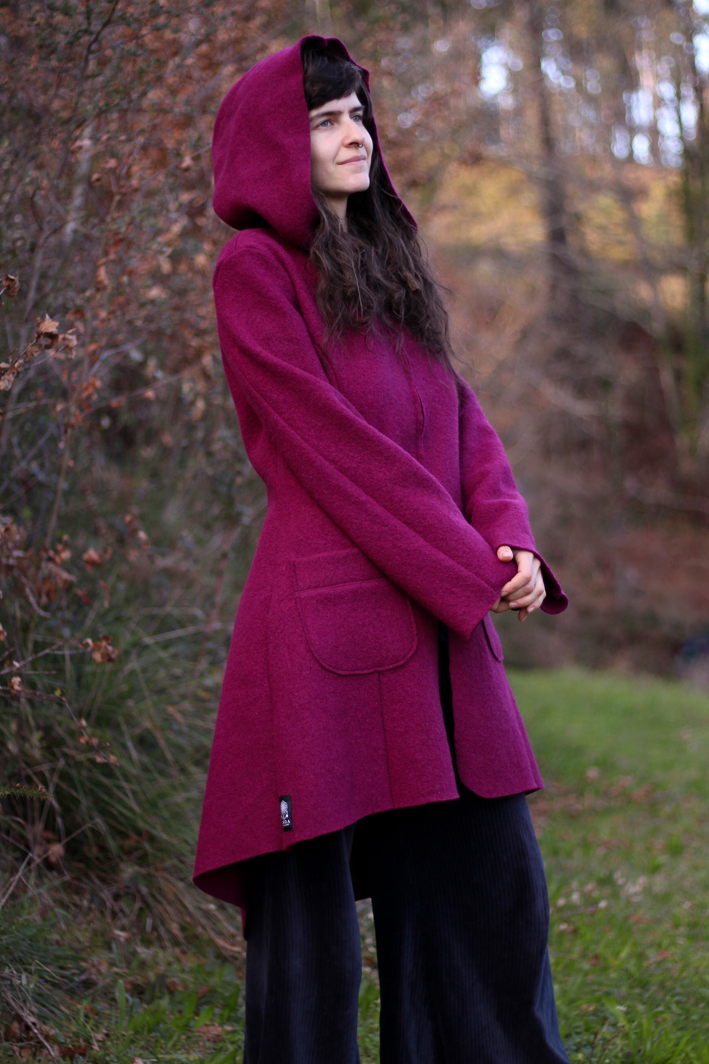 SAGE Coat | Dark Magenta