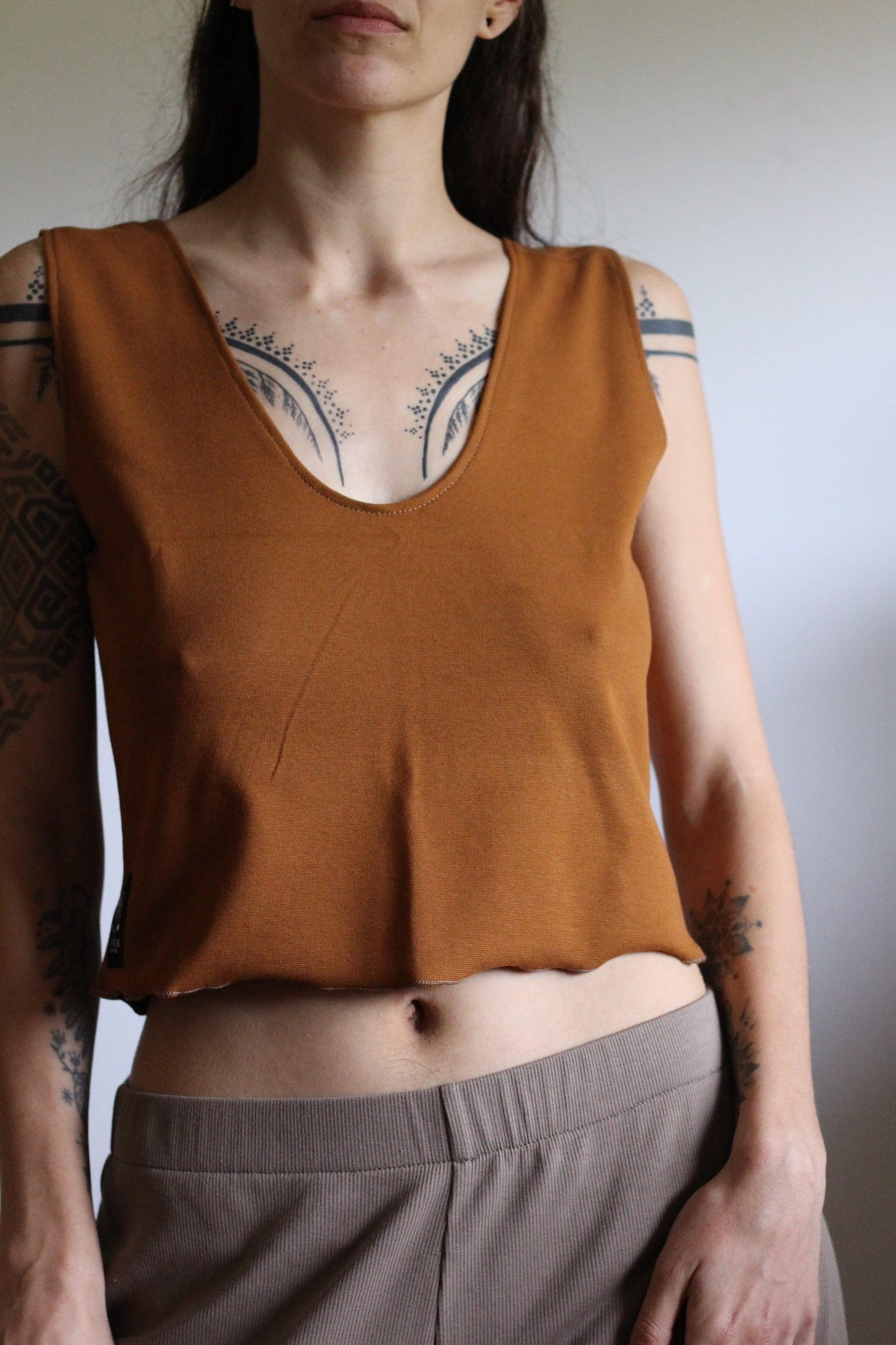 Crop top | Ocher
