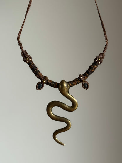Snake Statement Necklace | Falcon Eye