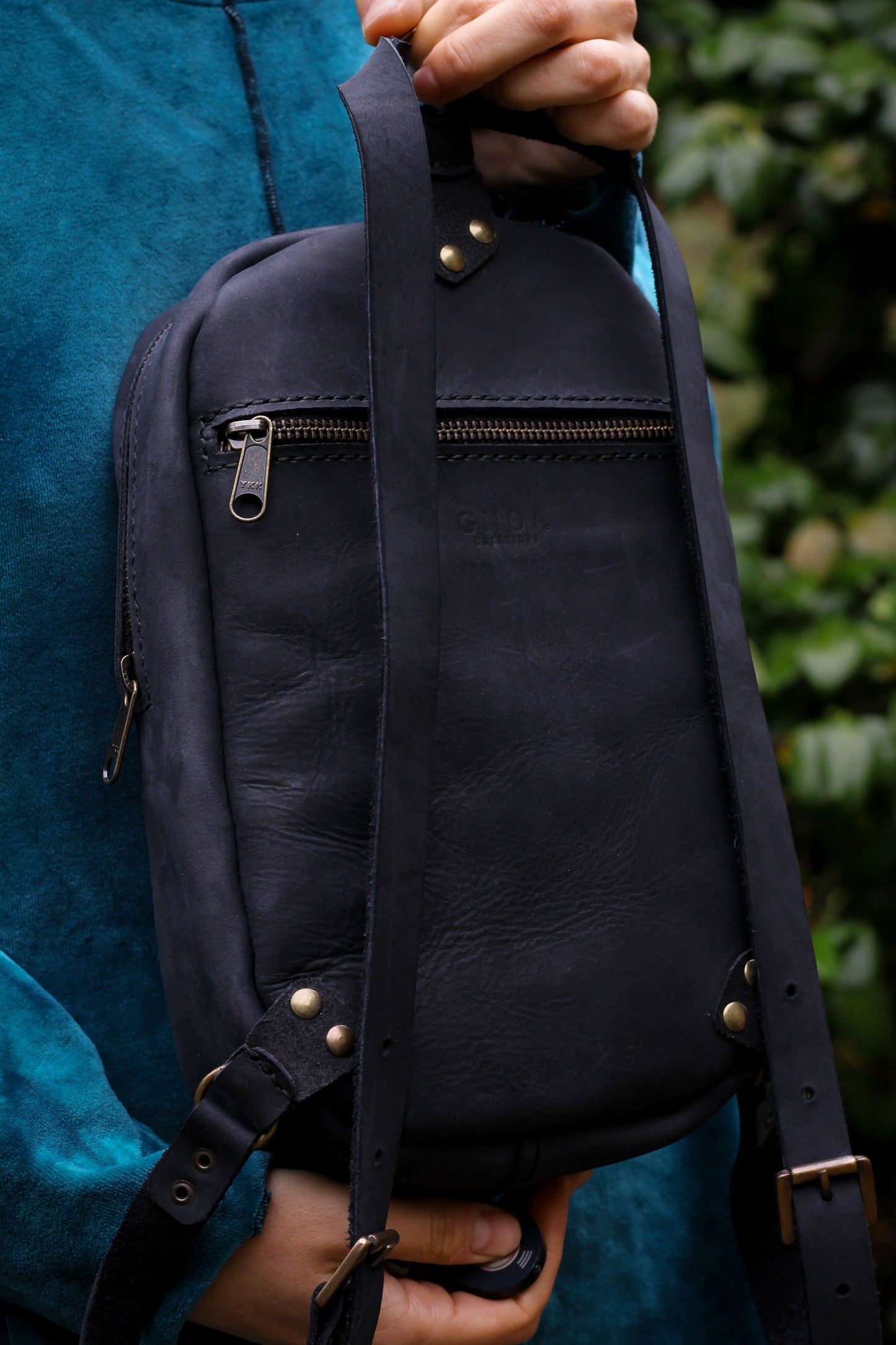 MOON BACKPACK | Black & Gold