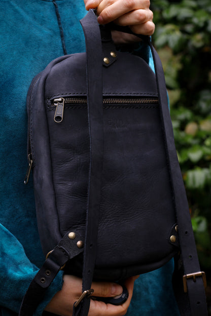 MOON BACKPACK | Black & Gold