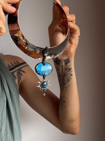 Opal & Labradorite Statement Necklace | Inner Goddess Collection