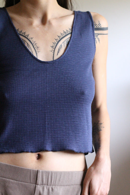 Crop top | Blue