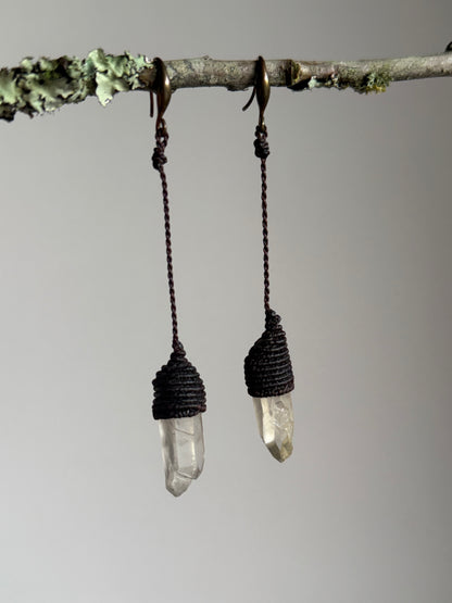 Crystal Quartz Earrings | Inner Goddess Collection