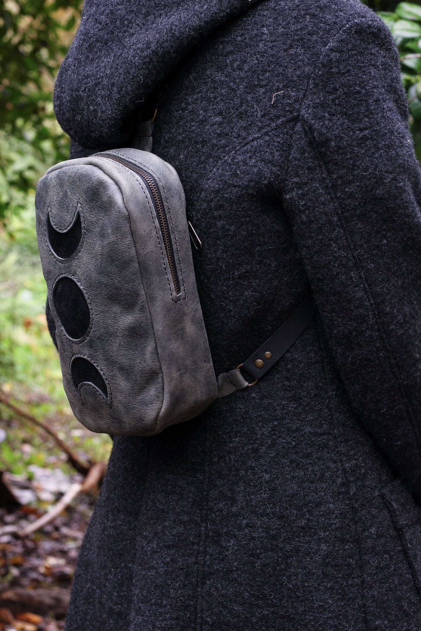 MOON BACKPACK | Dark Green & Black