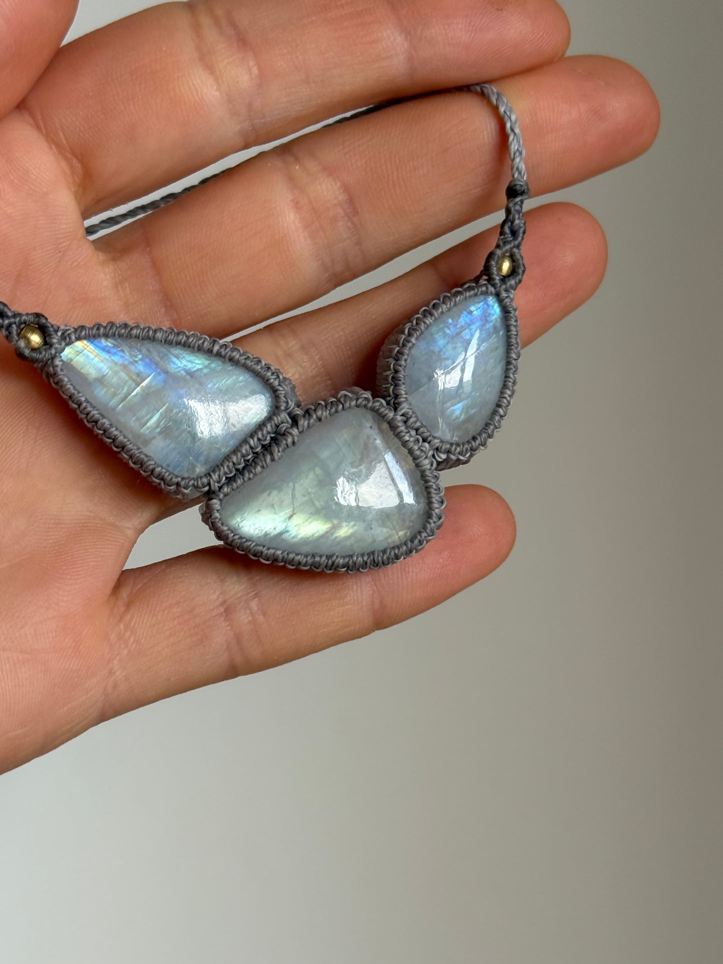 Assymetric Moonstone Neckalce | Soul Collection
