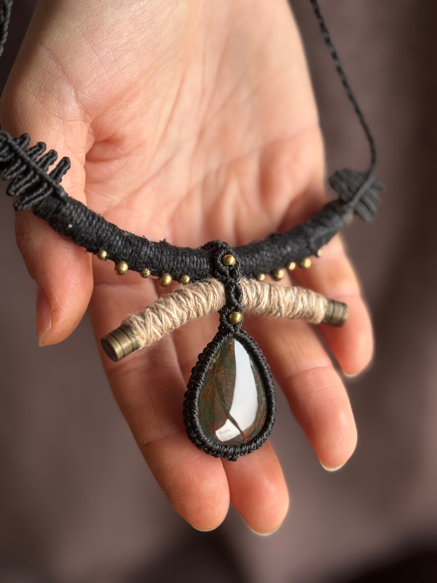 Dragon Blood Statement Necklace