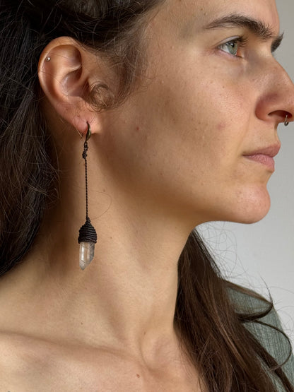 Crystal Quartz Earrings | Inner Goddess Collection