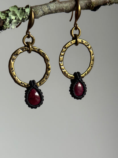 Garnet Earrings | Inner Goddess Collection