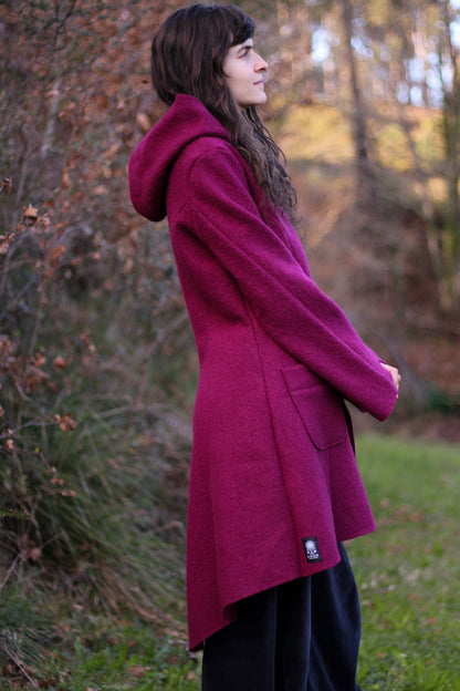 SAGE Coat | Dark Magenta