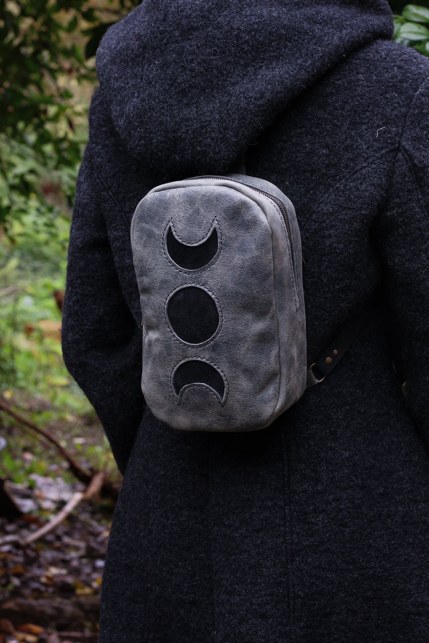 MOON BACKPACK | Dark Green & Black