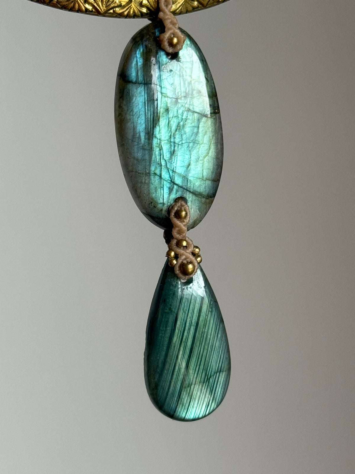 Labradorite Statement Necklace | Inner Goddess Collection