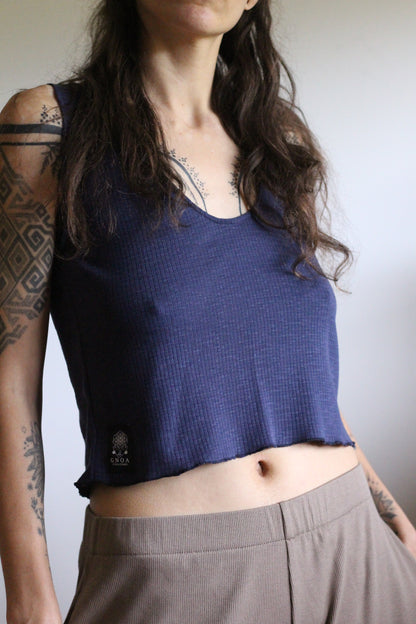 Crop top | Blue