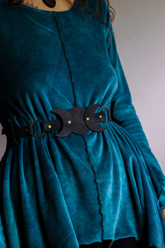 TRIPLE MOON BELT | Black