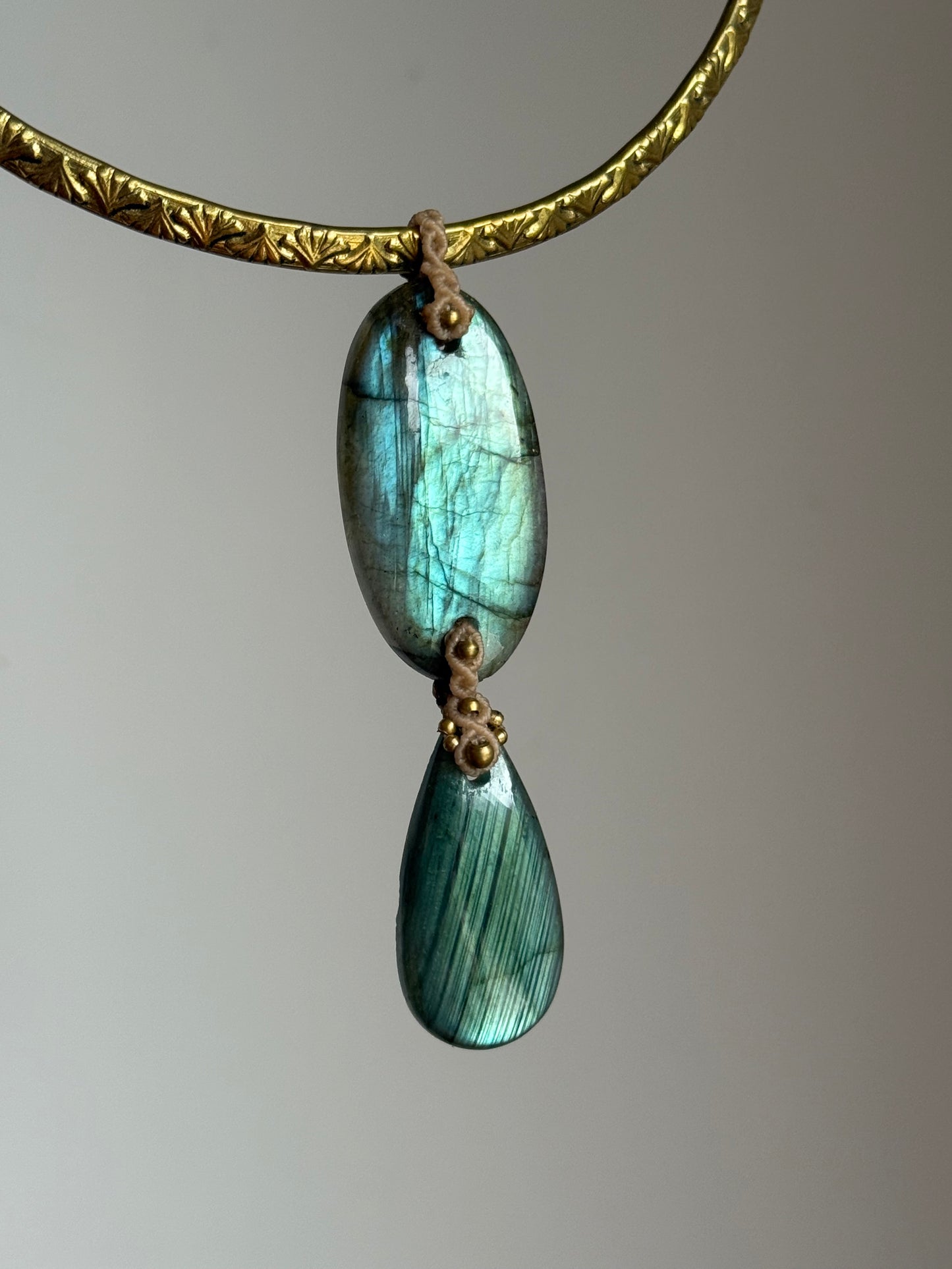 Labradorite Statement Necklace | Inner Goddess Collection