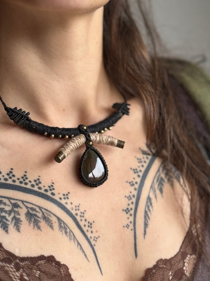 Dragon Blood Statement Necklace