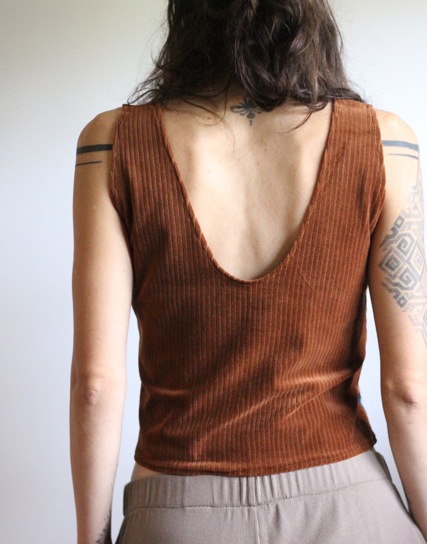 Crop top | Rusty Brown