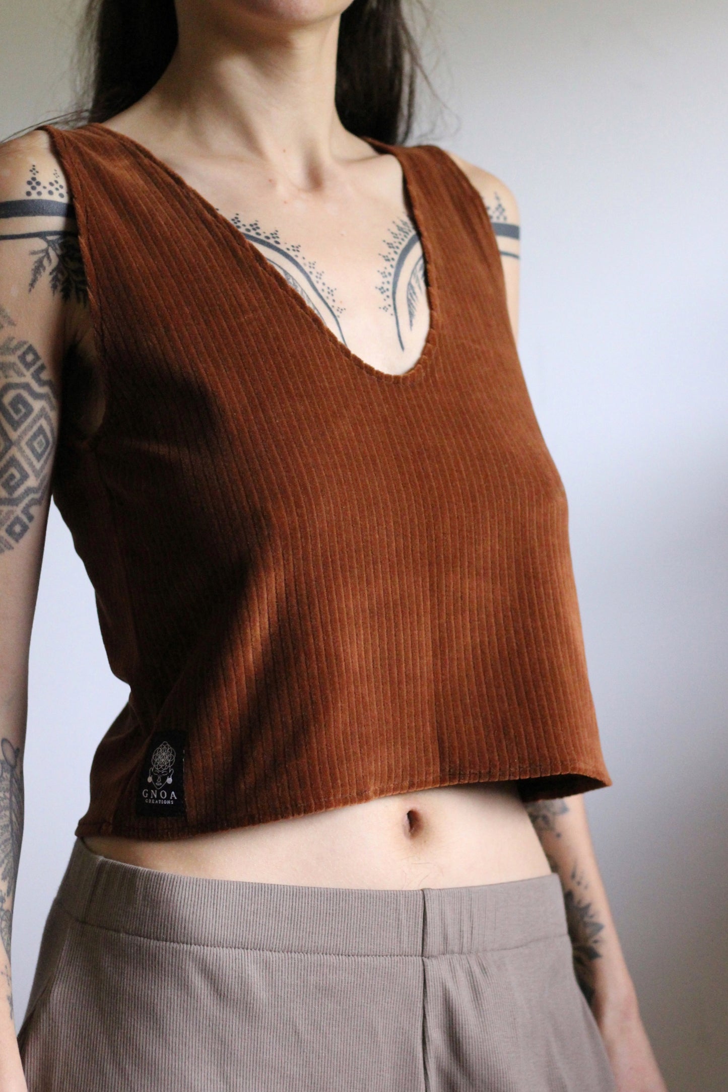 Crop top | Rusty Brown