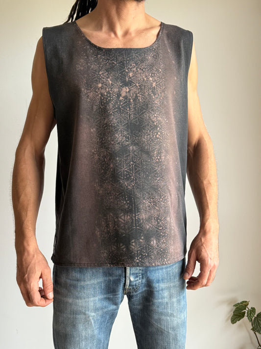 Men Sleeveless Shirt | Black |