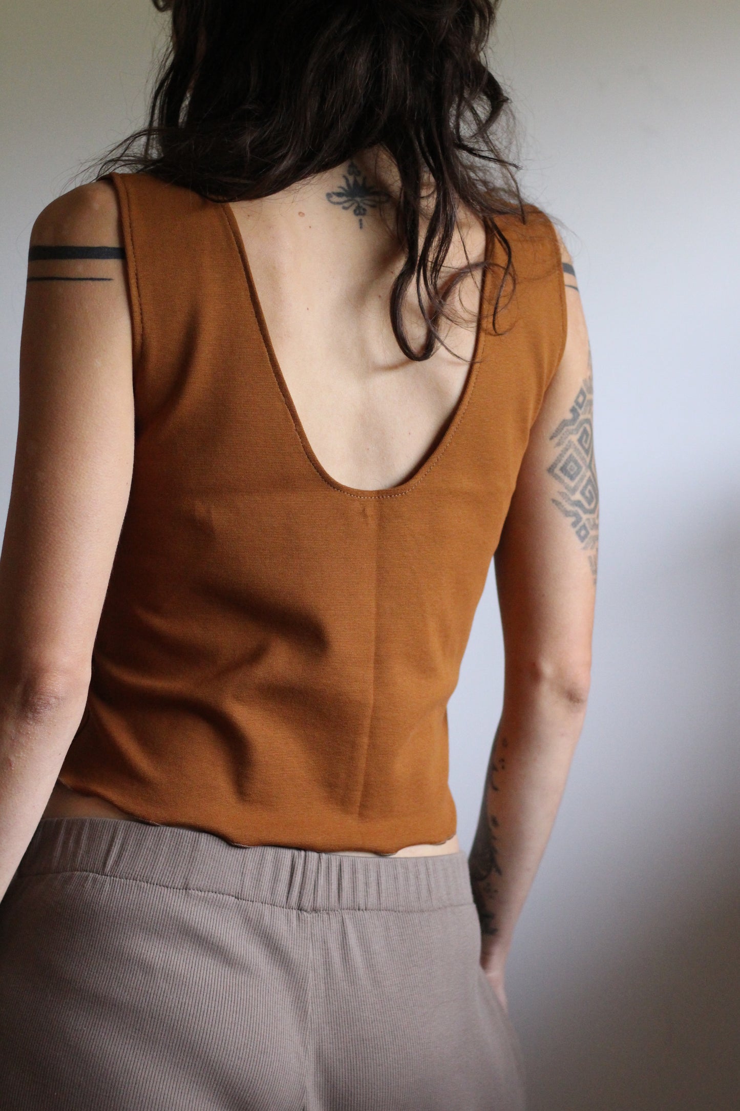 Crop top | Ocher