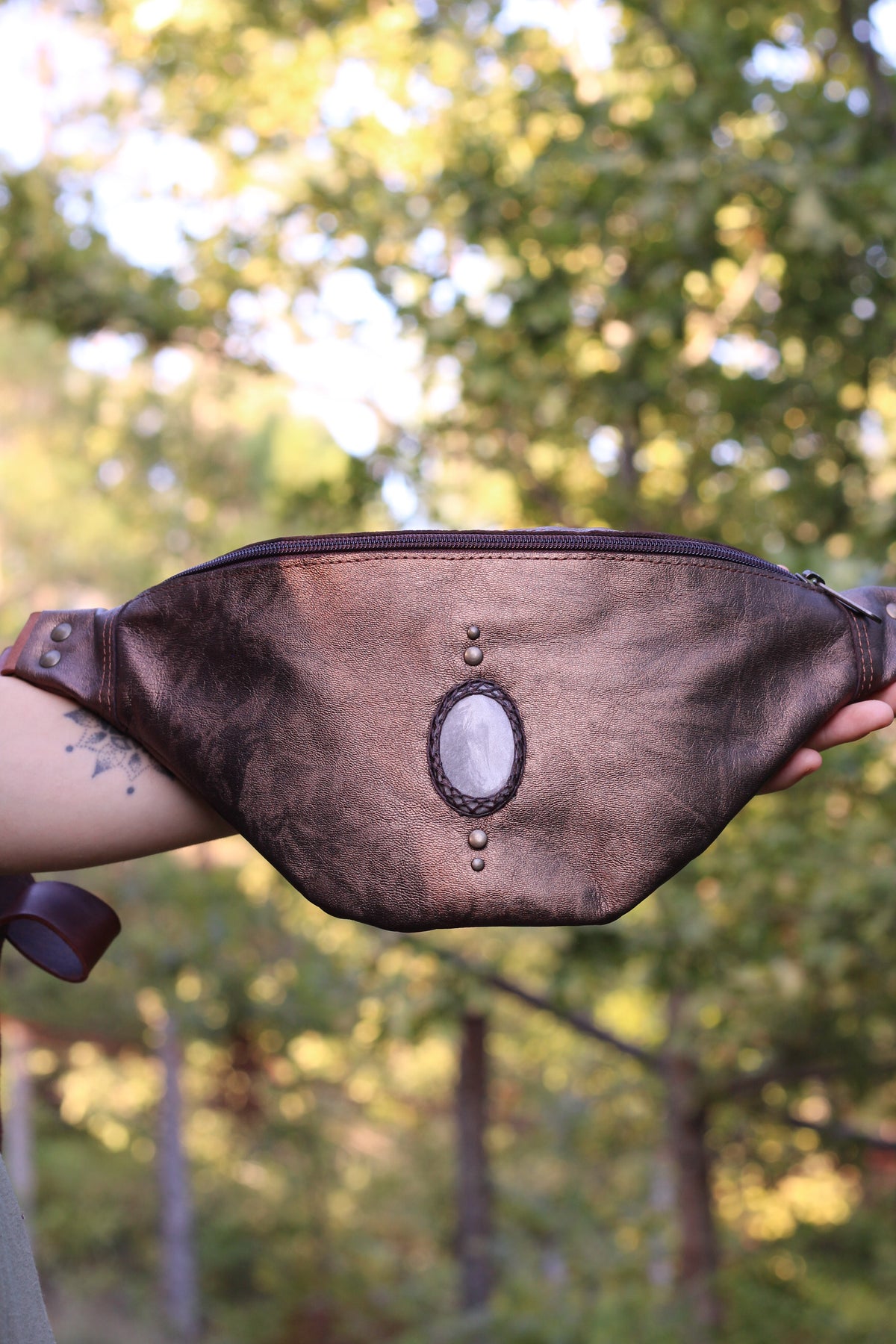 GAYA Bag | Silver Obsidian