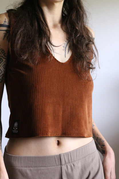 Crop top | Rusty Brown
