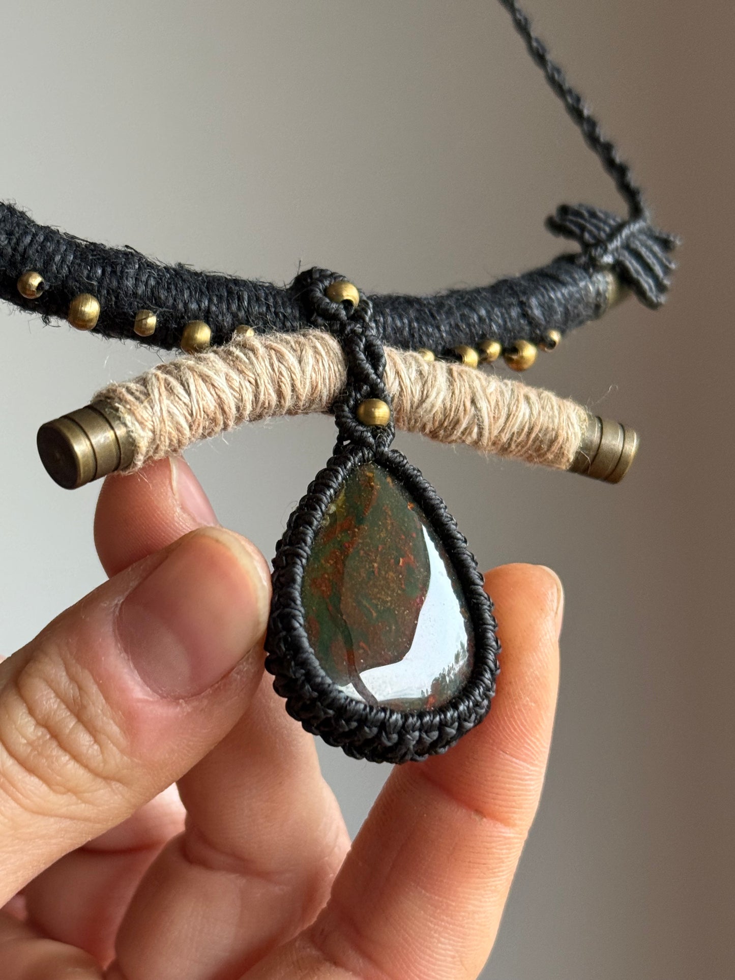 Dragon Blood Statement Necklace