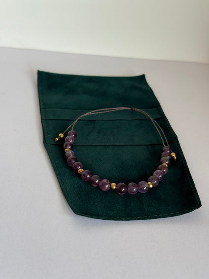 Crown of Persephone Bracelet | Anxiety | Amethyst