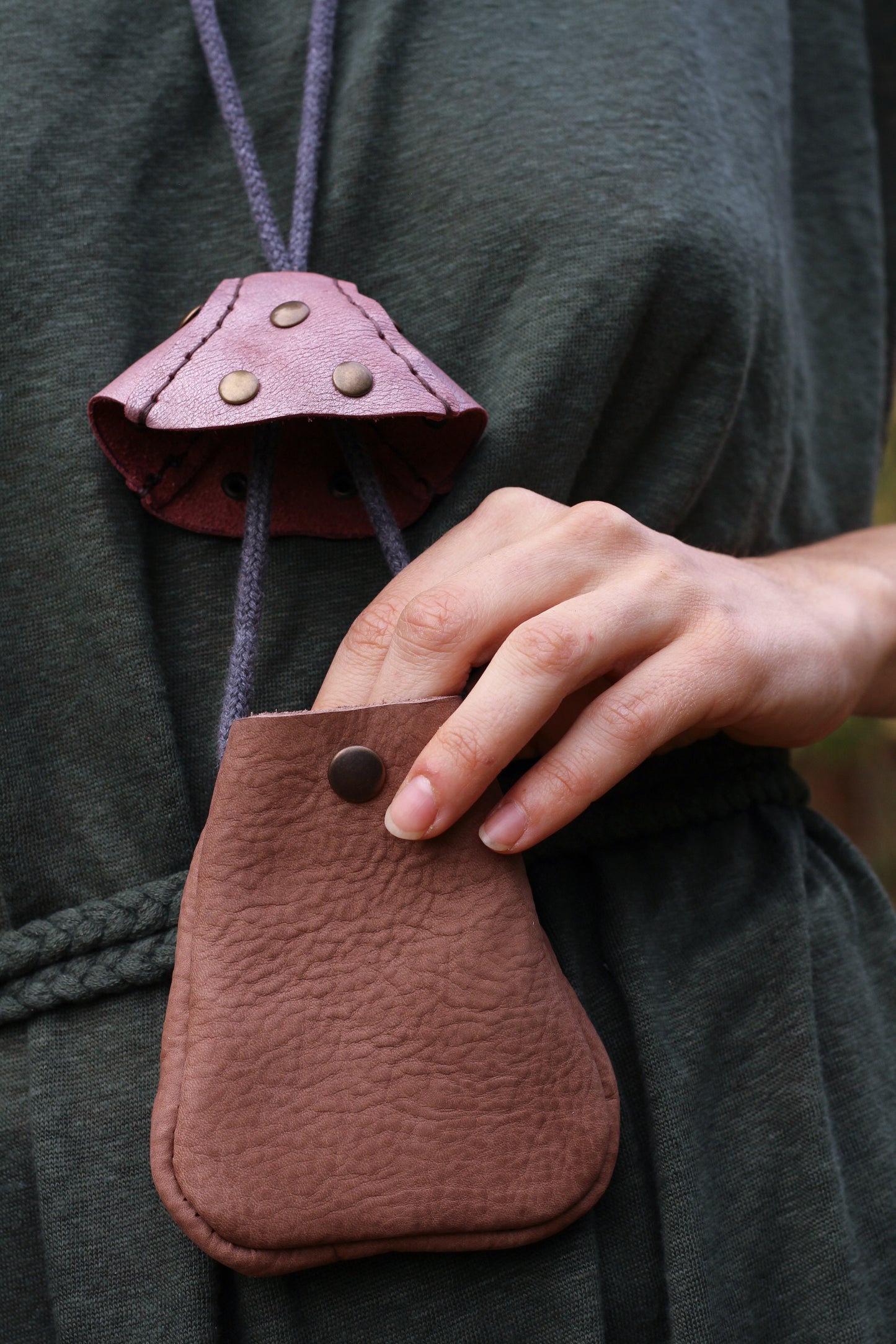 Mushroom pocket bag