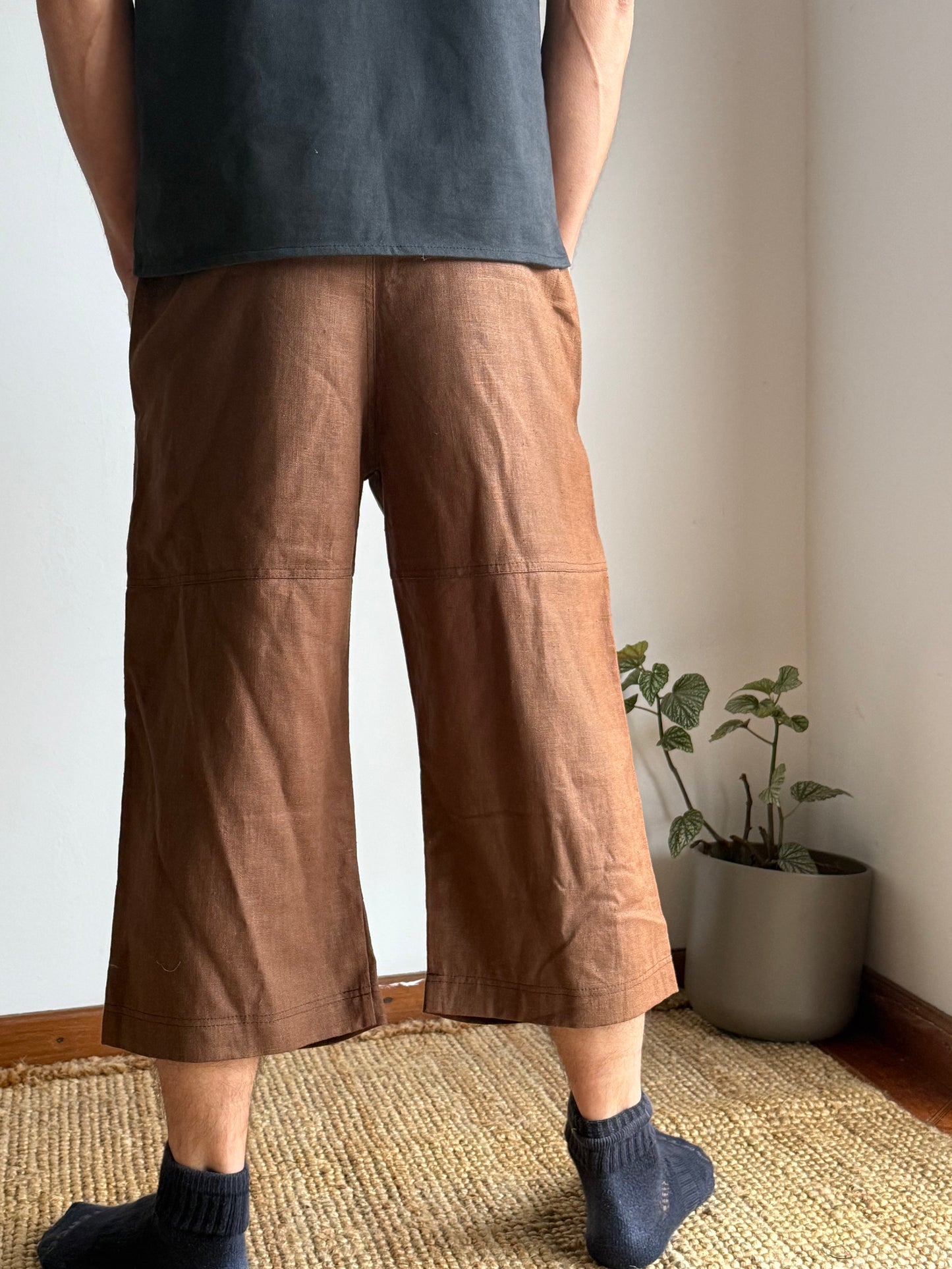 Men Short Pants | Brown & Wine | M
